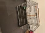 honden bench in metaal, Dieren en Toebehoren, Ophalen, Gebruikt