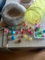Panier+tunnel+jouets, Animaux & Accessoires, Jouets pour chats, Enlèvement ou Envoi, Neuf