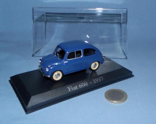 Altaya 1/43 : Fiat 600 en 1957, Hobby & Loisirs créatifs, Voitures miniatures | 1:43, Neuf, Voiture, Universal Hobbies, Envoi