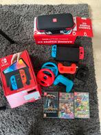 Nintendo Switch LED avec accessoires et 3 jeux, Games en Spelcomputers, Games | Nintendo Switch, Ophalen of Verzenden