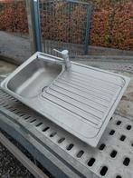 afwasbak met inox keukenkraan, Huis en Inrichting, Ophalen, Gebruikt