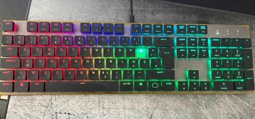 Cooler Master SK650 gaming-toetsenbord, Computers en Software, Toetsenborden, Zo goed als nieuw, Azerty, Bedraad, Ergonomisch