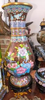 Grote cloisonee vaas ,hoogte 53 cm, Ophalen