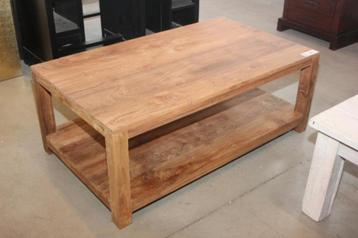 NIEUWE TEAKHOUTEN SALONTAFEL 120 x 70 x 50 cm flamant beschikbaar voor biedingen