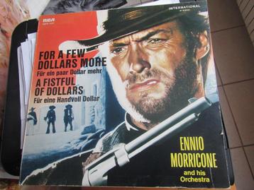 LP Ennio Morricone film For a Fistfull of Dollars, Cd's en Dvd's, Vinyl | Filmmuziek en Soundtracks, Ophalen of Verzenden, Gebruikt