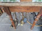 oude houten boerentafel+schuif €65, Ophalen