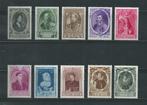 België 1941 OCB 573/82 Postfris - Côte 5,00 € - Lot Nr. 278, Timbres & Monnaies, Timbres | Europe | Belgique, Neuf, Envoi, Timbre-poste