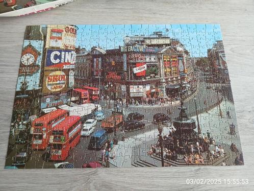 Puzzel 400 stuks Piccadilly Circus.., Hobby en Vrije tijd, Denksport en Puzzels, Gebruikt, Legpuzzel, Minder dan 500 stukjes, Ophalen of Verzenden