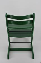 Stokke Tripp Trapp Forrest Green - Chaise de co-croissance S, Comme neuf, Chaise évolutive, Envoi, Plateau amovible