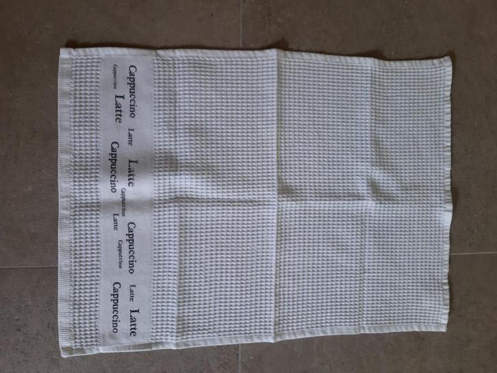 Keukenhanddoek cappuccino, Huis en Inrichting, Keuken | Textiel, Ophalen of Verzenden