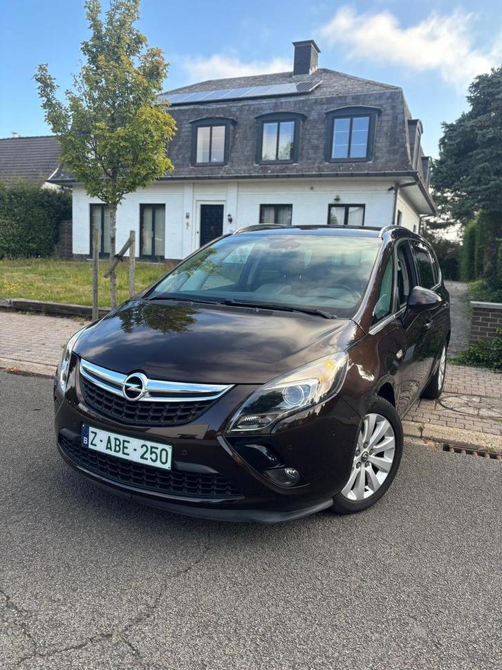 OPEL ZAFIRA TOURER / 1.4 TURBO / 2013 / 1ER PROPR / GARANTIE, Auto's, Opel, Bedrijf, Zafira, ABS, Adaptieve lichten, Adaptive Cruise Control