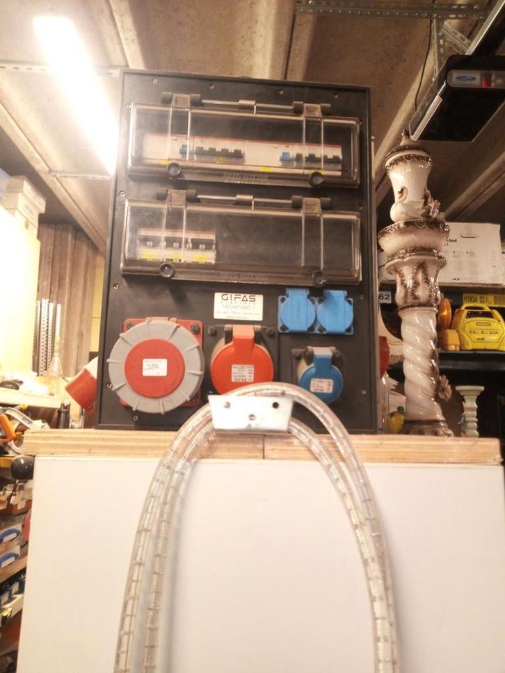 Werf kast verdeelkast 63 a en kabels, Doe-het-zelf en Bouw, Elektriciteit en Kabels, Zo goed als nieuw, Ophalen