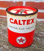 Caltex olieblik, Verzamelen, Merken en Reclamevoorwerpen, Overige typen, Gebruikt, Ophalen of Verzenden
