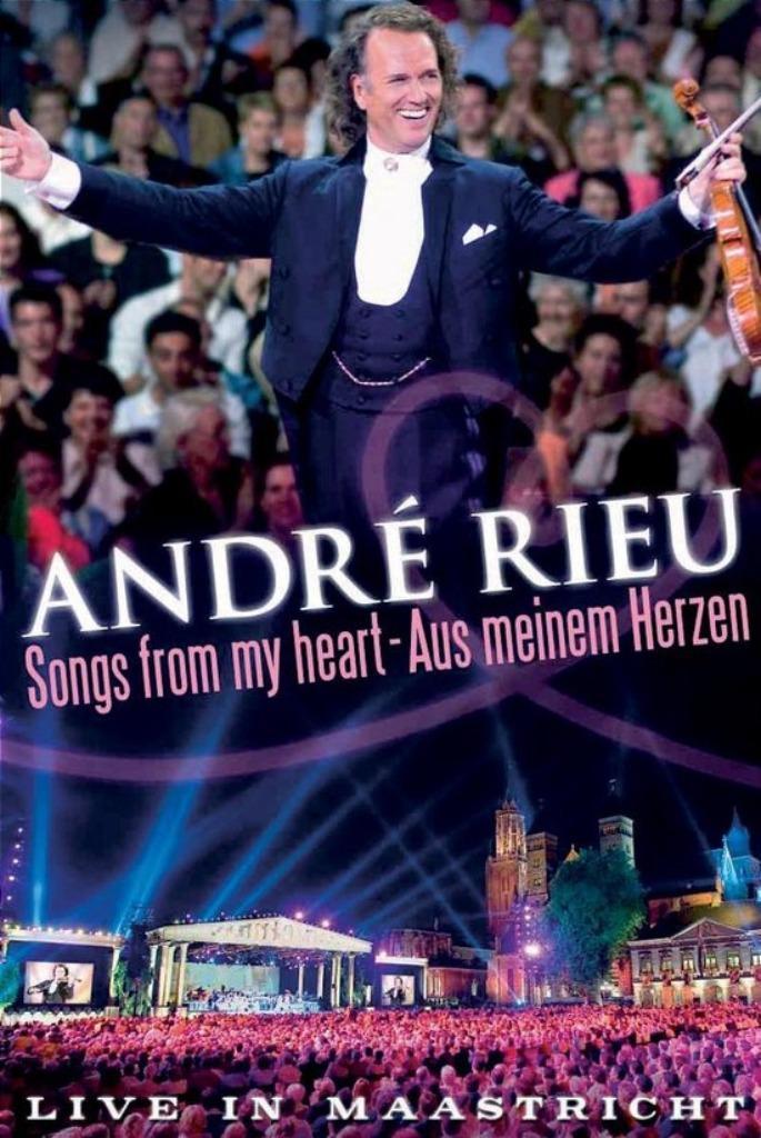 Dvd - Andre rieu - Songs from my heart - Live in maastricht, Cd's en Dvd's, Dvd's | Muziek en Concerten, Ophalen of Verzenden