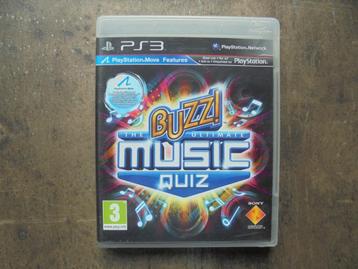 Buzz The Ultimate Music Quiz voor PS3 (zie foto's), Ophalen of Verzenden, Gebruikt