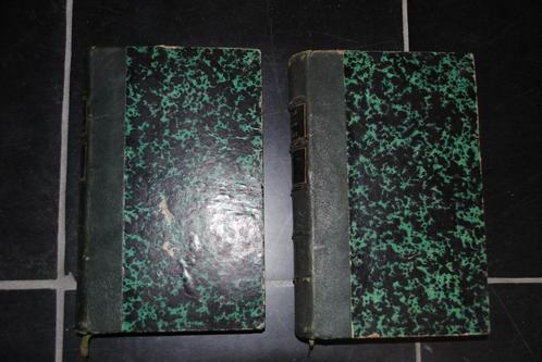 2 antieke boeken 1863 en 1866, Antiek en Kunst, Antiek | Boeken en Manuscripten, Ophalen of Verzenden