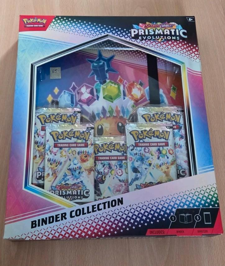 Binder collection prismatic evolutions, Verzamelen, Speelkaarten, Jokers en Kwartetten, Zo goed als nieuw, Ophalen