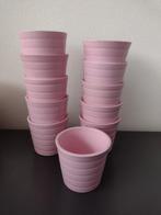 geglazuurde kleine bloempotjes in allerlei kleuren (per 10), Moins de 25 cm, Rond, Enlèvement, Utilisé