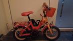 Kinderfiets met helm en zijwieltjes, Fietsen en Brommers, Fietsen | Kinderfietsjes, Ophalen, Gebruikt, Zijwieltjes
