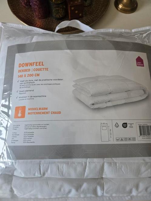 Donsdeken downfeel 140x200, Huis en Inrichting, Slaapkamer | Beddengoed, Nieuw, Ophalen