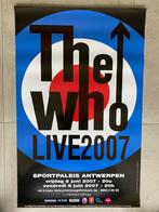 Poster The Who in Sportpaleis Antwerpen 2007, Ophalen of Verzenden, Zo goed als nieuw