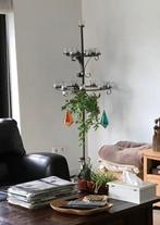 Smeedijzeren staande kandelaar, Huis en Inrichting, Ophalen, Grijs, Zo goed als nieuw, Kandelaar