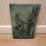 Stenen panel met afbeelding Griekse mythologie, Huis en Inrichting, Ophalen, Zo goed als nieuw