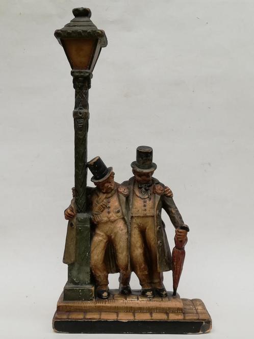 Tich Vandenbalck - Art Brabançon - beeld met 2 drinkebroers, Antiek en Kunst, Antiek | Keramiek en Aardewerk, Ophalen of Verzenden