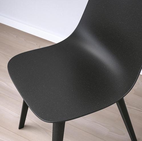 Ikea Odger Eetkamerstoel, antraciet - 6 stuks, Huis en Inrichting, Stoelen, Zo goed als nieuw, Vijf, Zes of meer stoelen, Kunststof