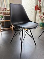 6 zwarte eetkamerstoelen, Ophalen, Gebruikt, Zwart, Vijf, Zes of meer stoelen