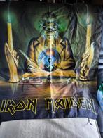 Vintage Iron Maiden vlag, Ophalen of Verzenden, Gebruikt