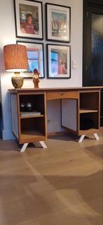 Kinderbureau in eik. Art déco, opgeknapt., Huis en Inrichting, Bureaus, Ophalen, Gebruikt, Bureau