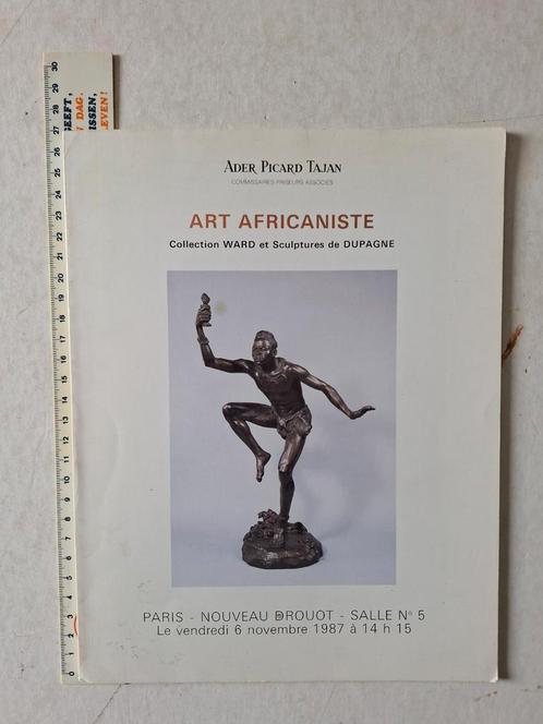 Zeldzame catalogus Art Africaniste Adrien Dupagne 1987, Boeken, Kunst en Cultuur | Beeldend, Gelezen, Ophalen of Verzenden