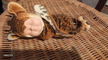 Poupée  ~ Peluche Anne GEDDES Léopard, originale, Comme neuf