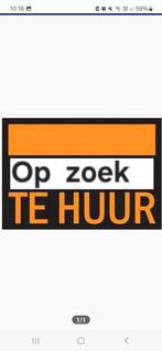 op zoek naar een huis of appartement te huur