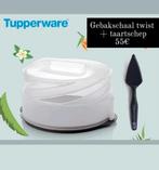 Gebakschaal twist + taartschep Nieuw, Maison & Meubles, Cuisine| Tupperware, Enlèvement ou Envoi, Neuf