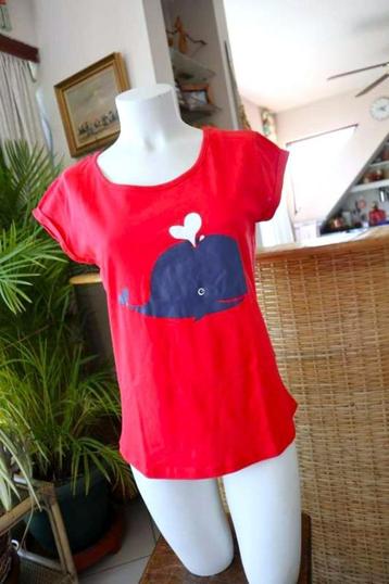 leuk rood walvis T-shirt Flair beschikbaar voor biedingen