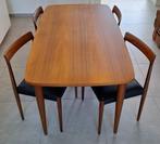 4x Lubke stoelen + houten tafel, Enlèvement