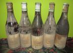 5x Oude Demi Sec Witte Wijn - Vouvray 1972 - Verdier, Verzamelen, Frankrijk, Ophalen of Verzenden, Vol, Witte wijn