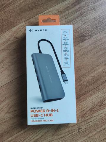 Hub USB C Hyperdrive 9 en 1