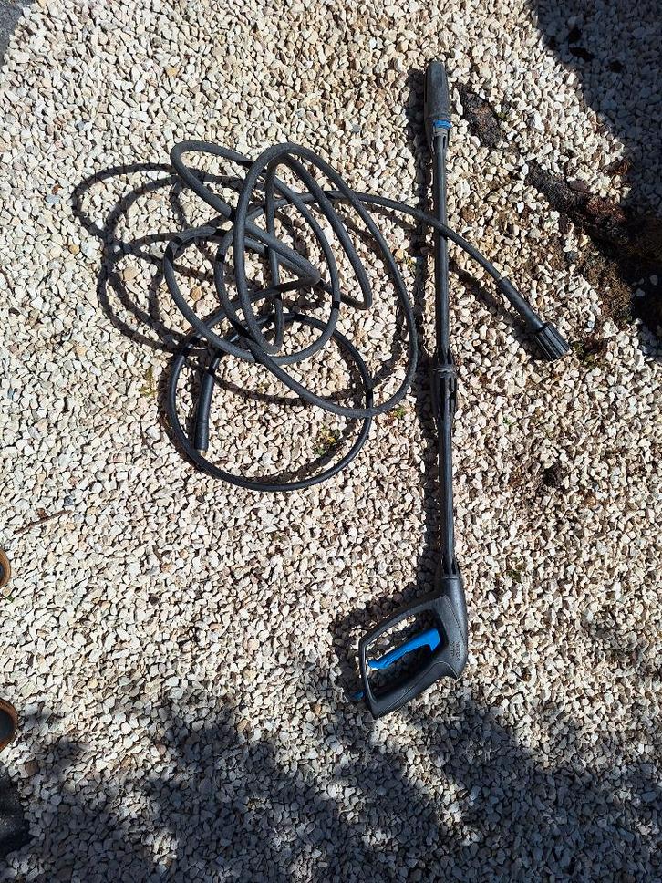 NILFISK spuitlans met slang/patiocleaner/rioolslang, Tuin en Terras, Hogedrukreinigers, Gebruikt, Ophalen