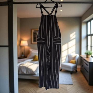Jumpsuit zwart wit XL beschikbaar voor biedingen