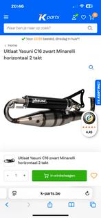 Yasuni c16 minarelli uitlaat gloed nieuw, Ophalen, Nieuw, Yasuni