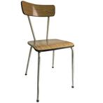 Formica stoelen (4 stuks), Huis en Inrichting, Stoelen, Gebruikt, Bruin, Ophalen
