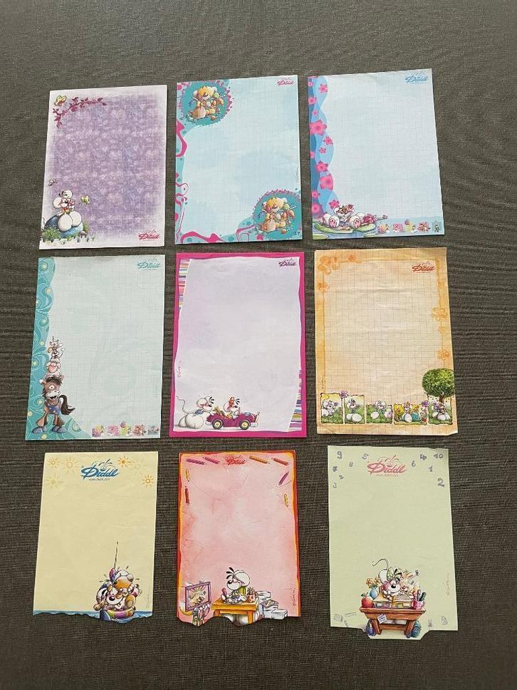 9 Feuilles Diddl, Collections, Diddl, Papier, Carte ou Papeterie, Diddl, Enlèvement