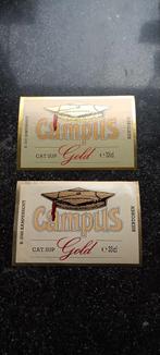 2 oude bieretiketten Gold br Biertoren Kampenhout, Verzamelen, Ophalen of Verzenden, Zo goed als nieuw