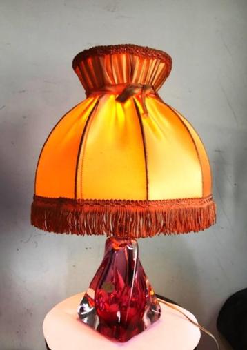 Lampe Cristal Val Saint Lambert Antique✨😍💎💑🎁🤗👌, Enlèvement ou Envoi
