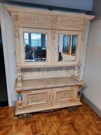 franse gotische figuratieve gesneden buffetkast, Ophalen