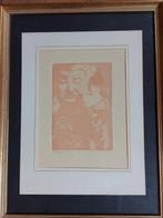 Armand Rassenfosse  1862 - 1934   Ets Danseres + Masker, Antiek en Kunst, Kunst | Etsen en Gravures, Verzenden