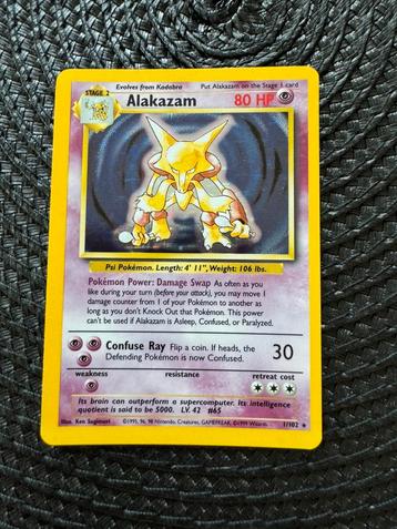 Pokémon Alakazam - BS1 - Holo beschikbaar voor biedingen